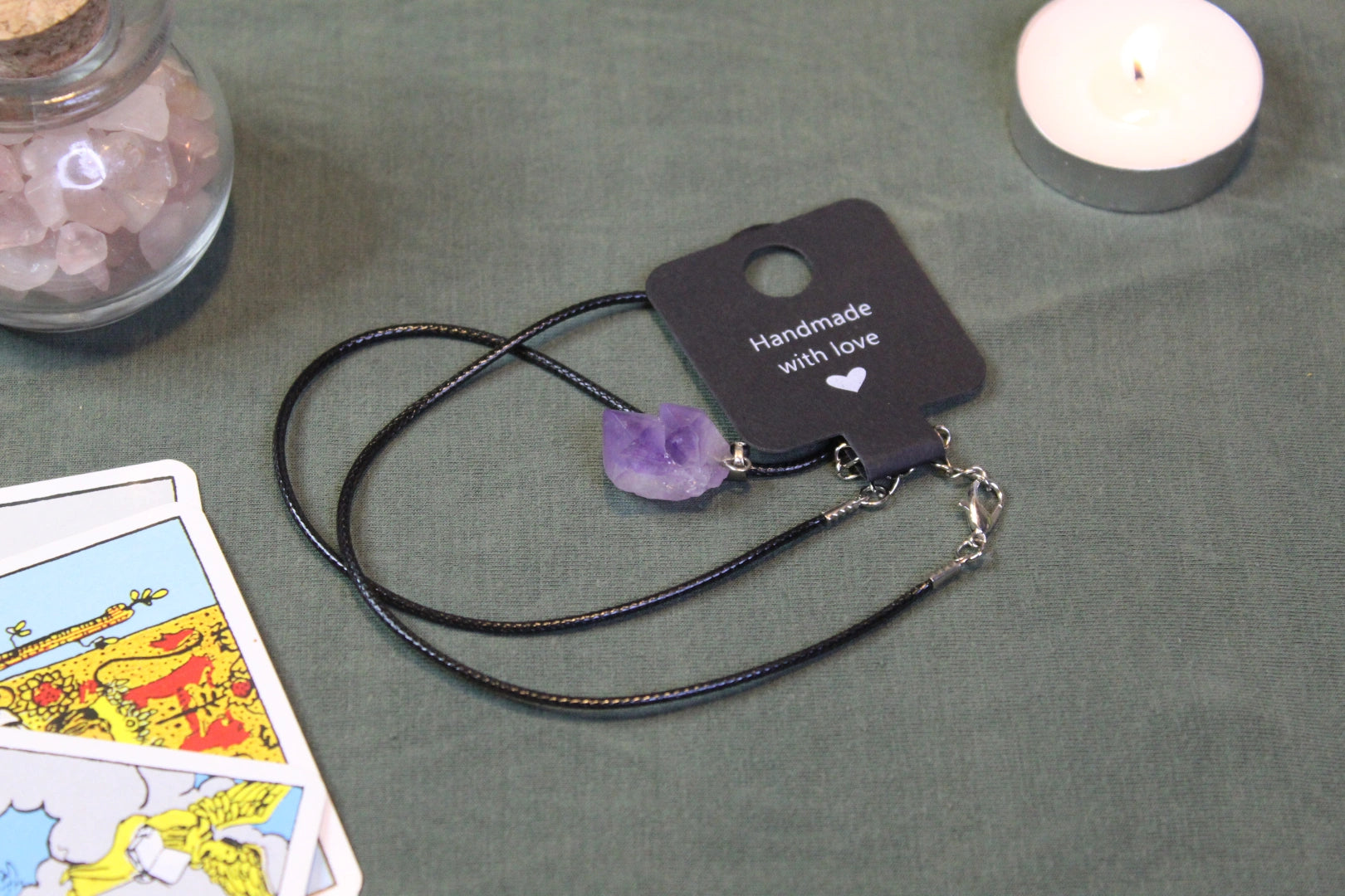 Amethyst Pendant Necklace
